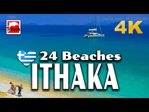 24 Best Beaches of ITHAKA (Ιθάκη), Greece 4K ► Top Places & Secret Beaches in Europe #touchgreece