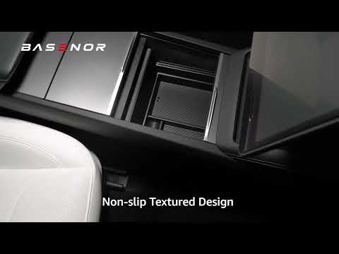 2024 Tesla Model 3 Center Console Storage Double Layer ABS+TPE