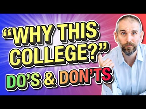 How to Write an Awesome "Why This College?" Essay