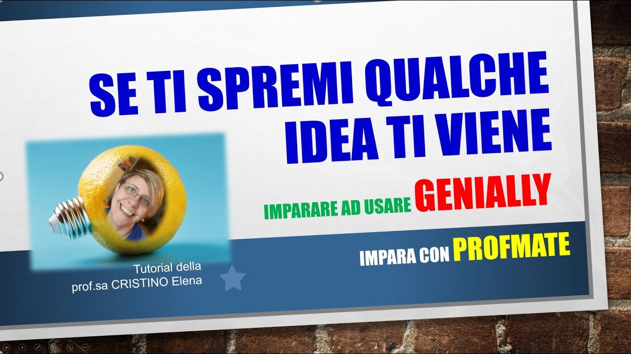 1   GENIALLY   PRESENTAZIONE