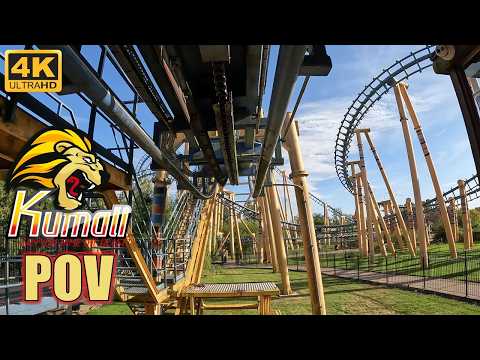 Kumali POV (Front Row, 4K 60FPS), Flamingo Land Unique Vekoma SLC | Non-Copyright