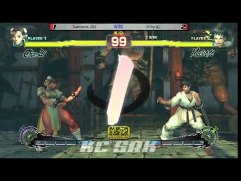 SSF4:AE Ver. 2012 Grand Finals - SamsonK (Chun-Li) vs. Gllty (Makoto)