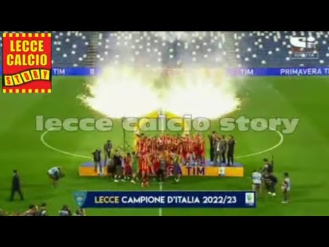 IL LECCE 'PRIMAVERA' E' CAMPIONE D'ITALIA: E' GIALLOROSSO IL CIELO SOPRA REGGIO EMILIA