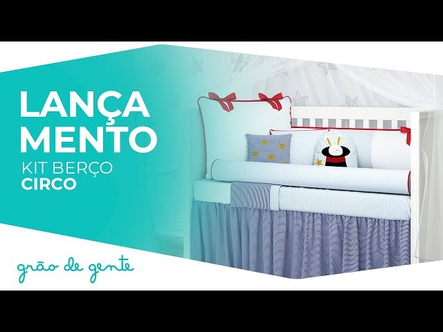 Kit Berço Circo - Grão de Gente