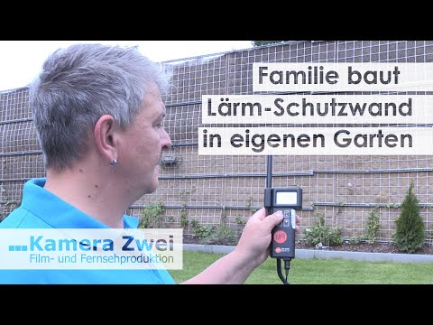 Couple builds noise barrier in garden | Camera Two