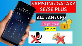 All Samsung FRP Bypass s8/s8 plus s9/s9 plus || Reset FRP || Google Account Unlock