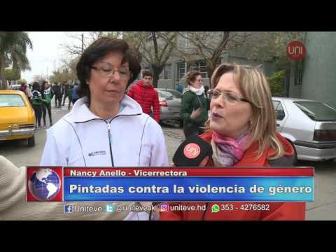 Pintadas contra violencia de género