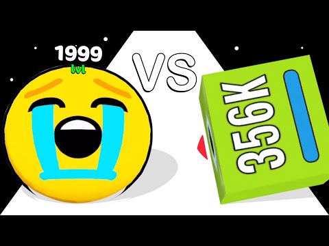 Scale Emoji VS Cube Zone.io: Level Up Balls ❌ ASMR Gameplay (Max Level)