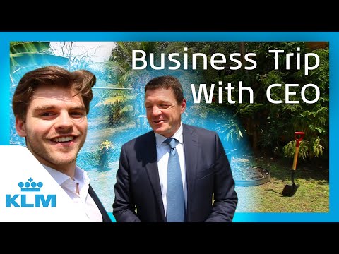 A Business Trip With The CEO | Intern On A Mission | KLM