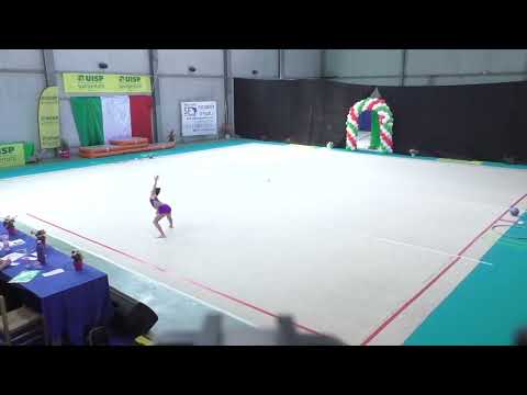 Campionato Nazionale Uisp 2023 - Martina Duchetti  corpo libero 1° Cat. Esordienti