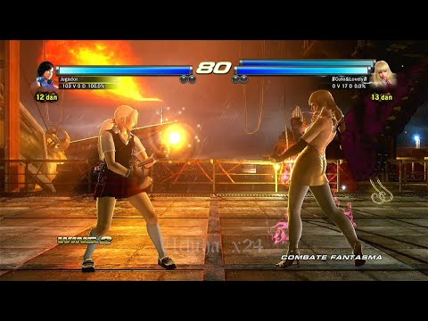 112_7 Asuka Kazama vs Lili Rochefort y Leo - Tekken Tag 2 ( Anakin-x24 ) PS3