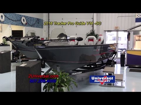2016 Tracker Pro Guide V16 SC Fishing Boat for sale Rochester MN