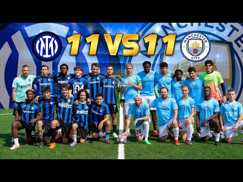 INTER vs MAN CITY - 11 vs 11 FOOTBALL CHALLENGE!! w/YouTube Italia