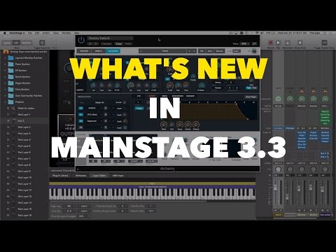MainStage 3.3 First Impressions- New features overview