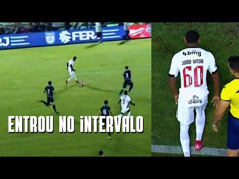SEGUNDA PARTIDA DE JOÃO VITOR NO PROFISSIONAL