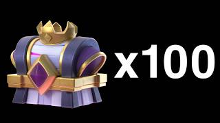 Opening 100 Seasonal Lucky Chests in Clash Royale - Deck Guide by Boss