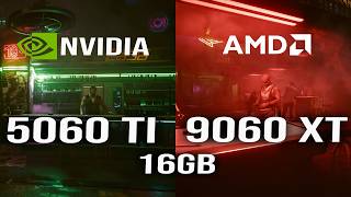 5060 TI 16GB vs 9060 XT 16GB Gaming Benchmark