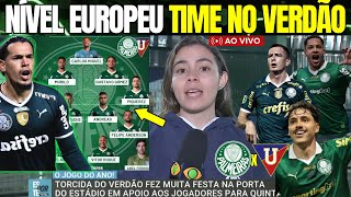 CLIMA DE CHAMPIONS! TIME DO PALMEIRAS CHAMA ATENÇÃO PELA QUALIDADE E ORGANIZAÇÃO EM CAMPO!