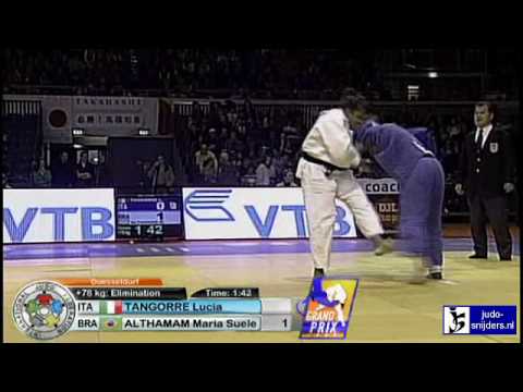 Judo 2010 Grand Prix Dusseldorf: Lucia Tangorre (ITA) - Maria Suele Althaman (BRA) [+78kg]