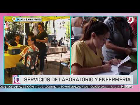 #Conectadas: operativo PAS, salud y prevención en la plaza San Martín