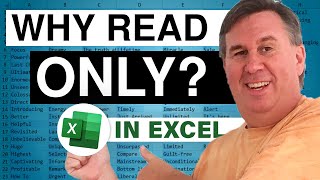 Excel 101 - Make an Excel workbook be Read Only and More - Episode 1605