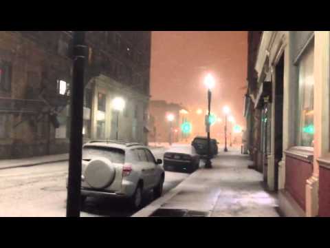 First snow storm...Lynn,Mass