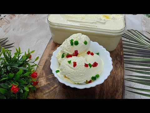 कस्टर्ड आइसक्रीम, simpl n easy to make casturd icecream @afshans_kitchenl