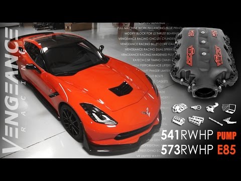 C7 Corvette - Naturally Aspirated, Built Engine, MSD, Heads, E85 - Vengeance Racing