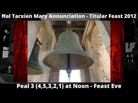 Mota 3 f'12:00pm (2012 - 4,5,3,2,1) - Tarxien Marija Annunzjata - Festa Titulari - 5 Qniepen