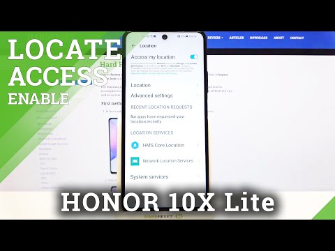 How to Turn Off Phone Location in HONOR 10X Lite – Disable Location