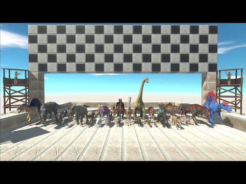 Tower Survival Speed Race 50 Units - Animal Revolt Battle Simulator