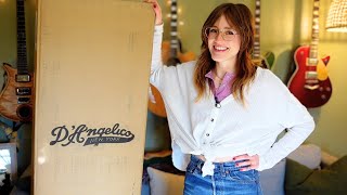 Video thumbnail for I got sent a guitar in the mail!! | Unboxing D'Angelico Excel Gramercy Acoustic by Raina Mullen