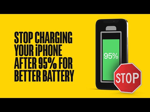 Stop Charging iPhone After 95% #shorts