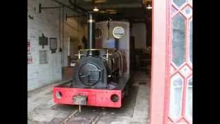 preview picture of video 'Half an Hour at (88) - Welsh National Slate Museum 16.2.2015 - Llanberis - Una loco'