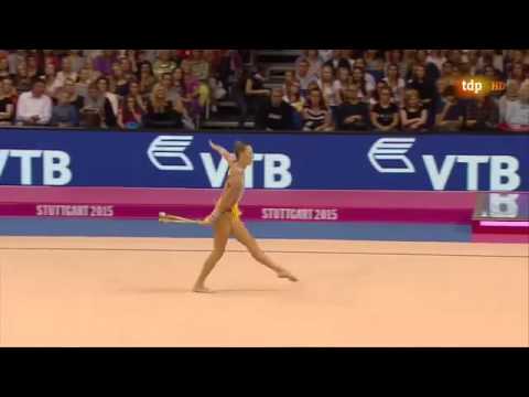 World Championships Stuttgart 2015 | AA Final | Melitina Staniouta Clubs