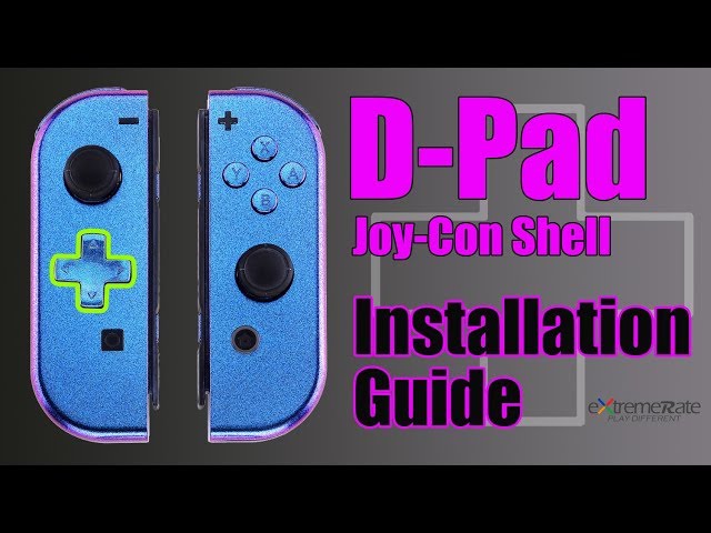 Vídeo relacionado con eXtremeRate Carcasa D-Pad Versión con Botones para Nintendo Switch & OLED Joycons, Cubierta Placa de Reemplazo con Herramientas - No Incluye Carcasa de Consola, SFC SNES EU