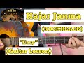 Hajar Janma - ROCKHEADS | Guitar Lesson | Easy Chords | (Strumming)