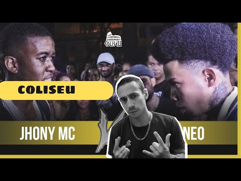 ZENMC REACT  SOBROU ATÉ PRO JURADO 😱😱 JHONY MC X NEO BXD   SEMI FINAL   BATALHA DO COLISEU   EDIÇÃ