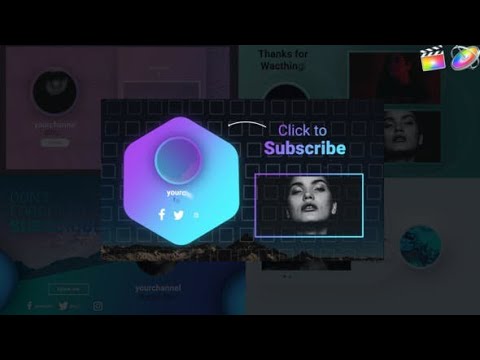 Apple Motion Template: Youtube Trendy Endscreens