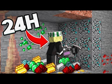 24 HORAS MINEIRANDO COM A PICARETA DOS DEUSES! STONKSCRAFT #17
