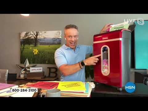 Embassy Elite Autoshred 140Sheet Micro Paper Shredder