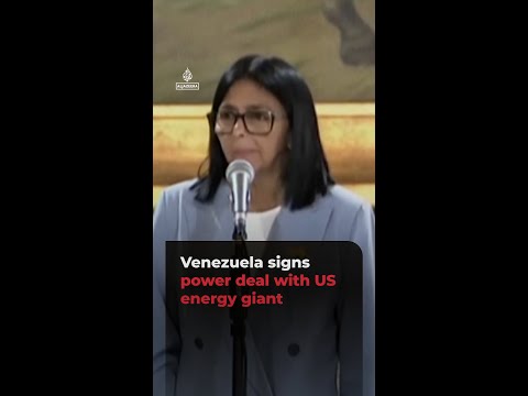 Venezuela signs power deal with US energy giant