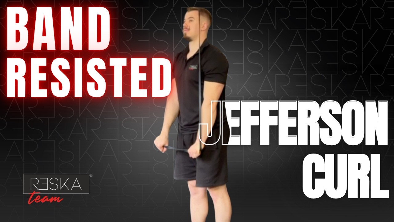Band resisted Jefferson Curl