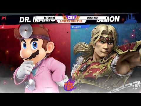 Clemson Smash Series 35 - LE - lolyoshi (Captain Falcon, Dr. Mario) vs. Disciple (Simon) - SSBU