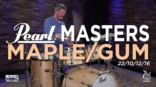 Video thumbnail for Pearl Masters Maple/Gum 4pc 22/10/12/16 (MMG924XSP-C186) by Memphis Drum Shop