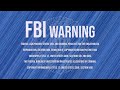 Blue FBI Warning Screens 2013 2026