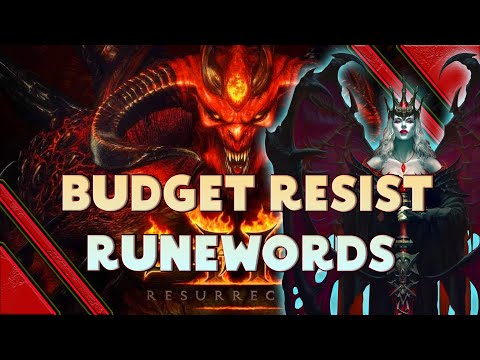 Diablo 2 resurrected easy to make runewords for armor that will help you progress in Hell difficulty