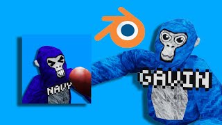 How to make a 3D Gorilla tag PFP.