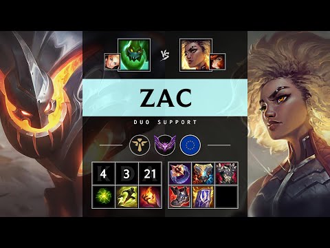 Zac Support vs Rell - EUW Master Patch 25.09
