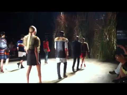 Encerramento do desfile da 2nd Floor - Fashion Rio Inverno 2012